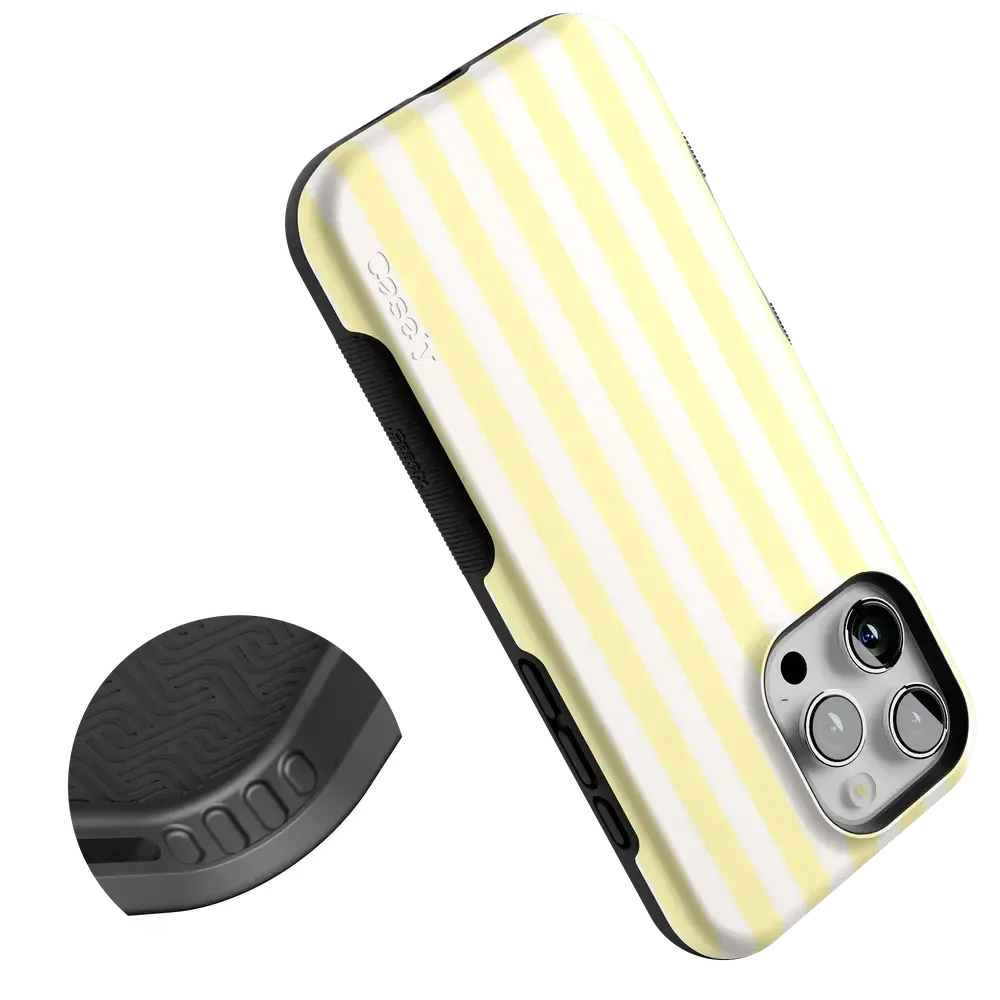 Butter Yellow Stripes | Sunday Best Case - Bansusa
