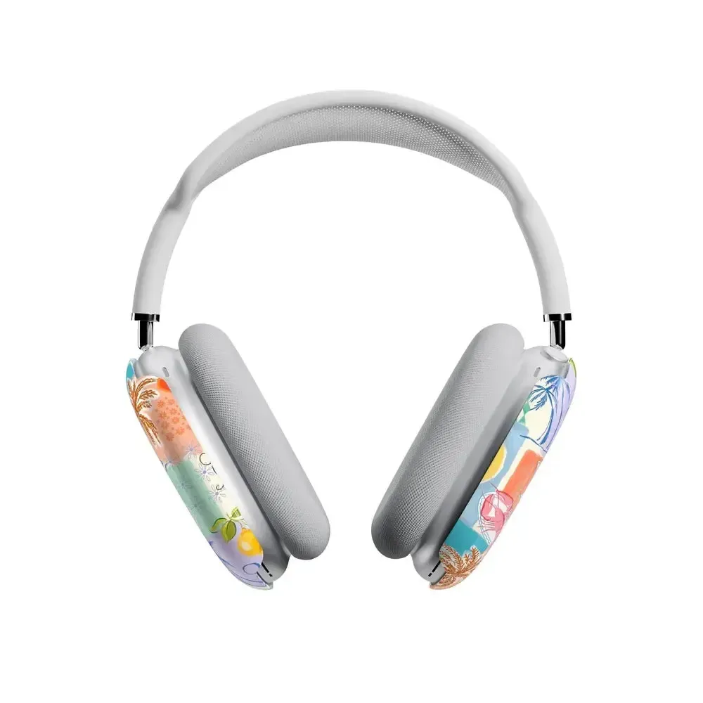 Tropical Heat | Beachy Collage AirPods Max Case - Bansusa