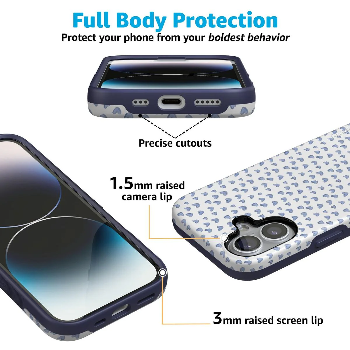 Lovebug | Blue Hearts Case - Bansusa