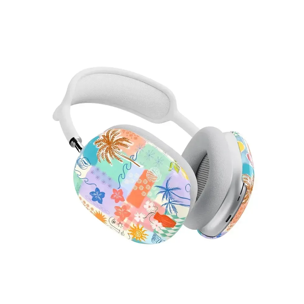 Tropical Heat | Beachy Collage AirPods Max Case - Bansusa
