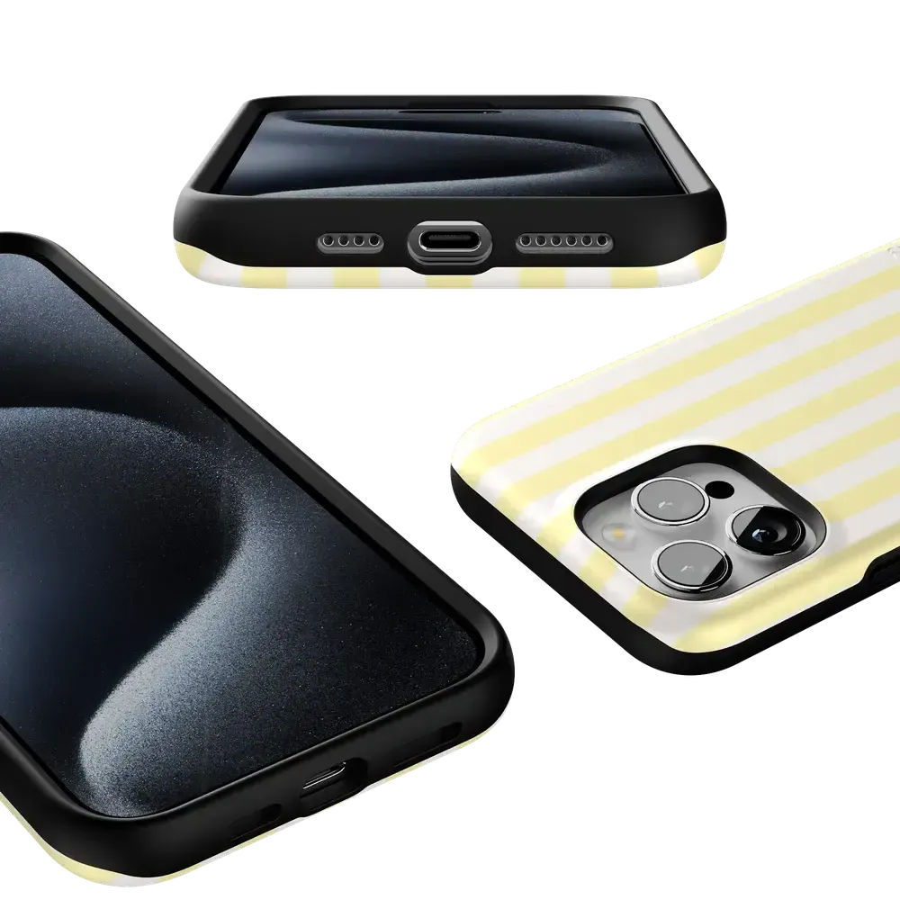 Butter Yellow Stripes | Sunday Best Case - Bansusa