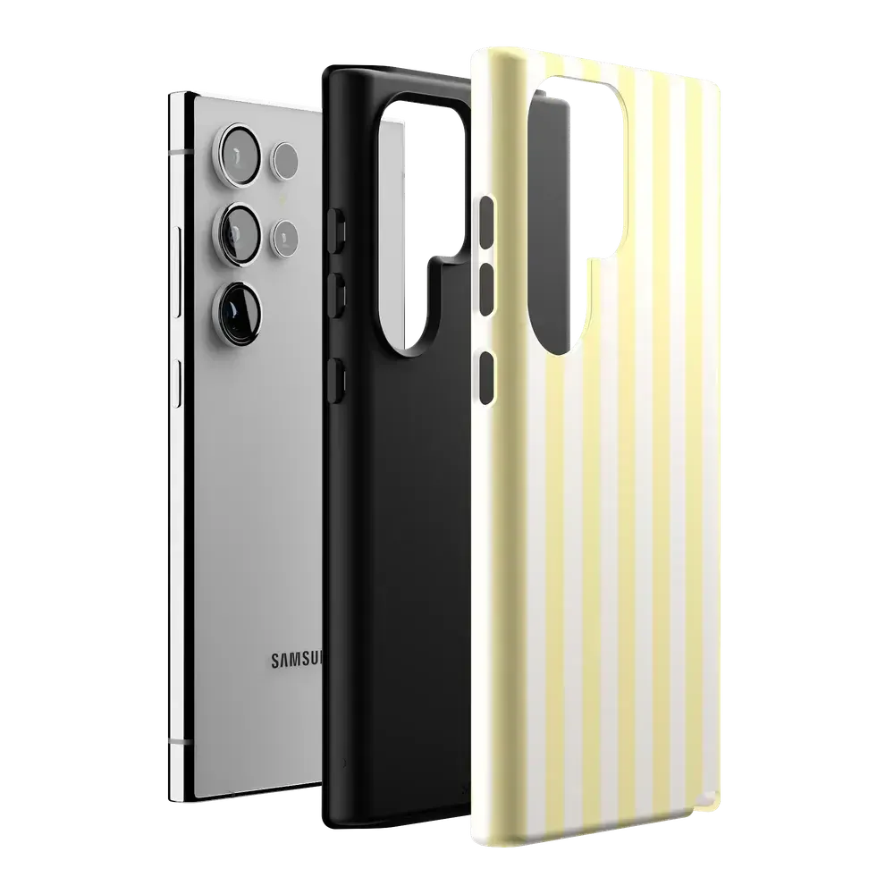 Butter Yellow Stripes | Sunday Best Case - Bansusa