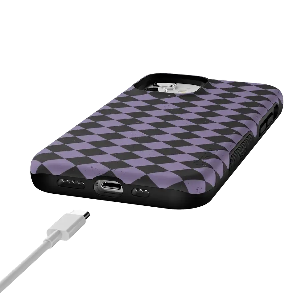 Midnight Hex | Purple Checkered Case - Bansusa