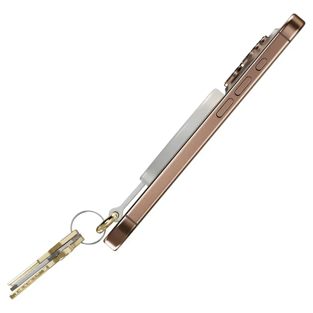 MagRing+ | Bone White Magnetic Adjustable Phone Ring with Keychain - Bansusa