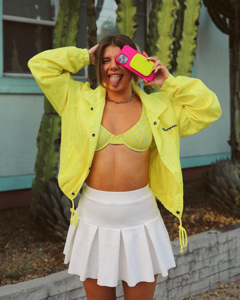 Chartreuse Days | Solid Neon Yellow Power Pod - Bansusa