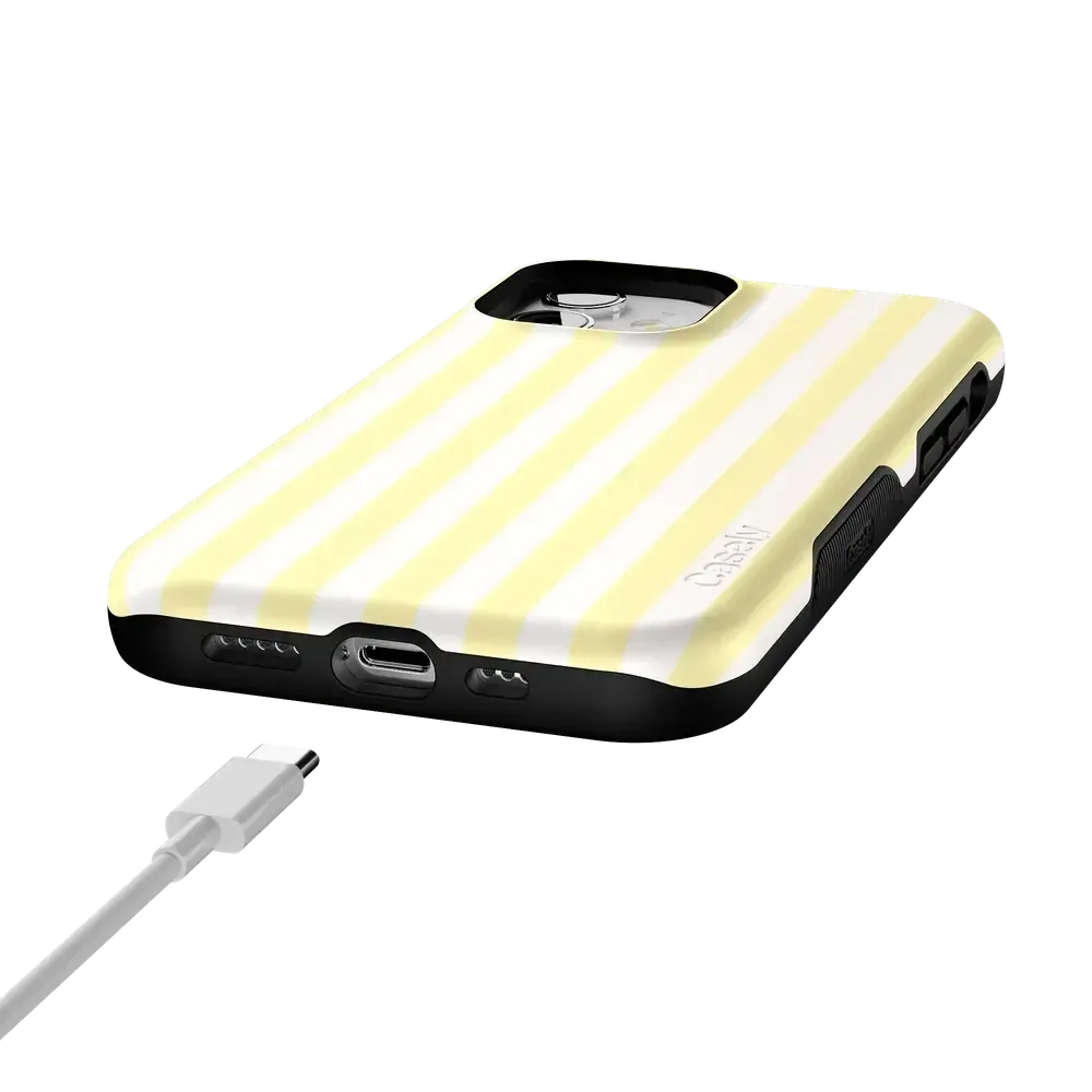 Butter Yellow Stripes | Sunday Best Case - Bansusa
