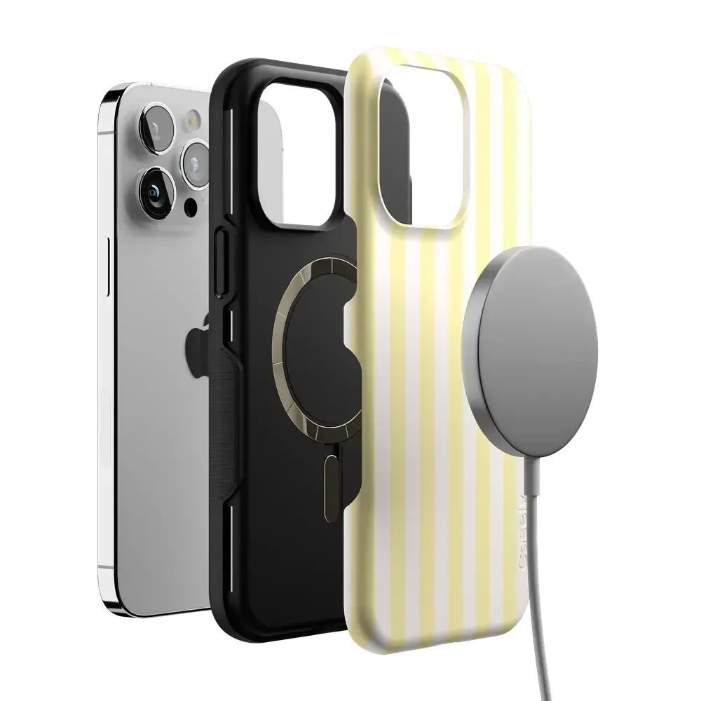 Butter Yellow Stripes | Sunday Best Case - Bansusa