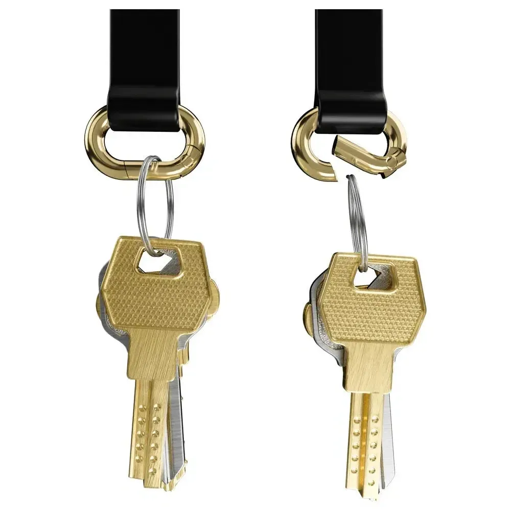 MagRing+ | Black Magnetic Adjustable Phone Ring with Keychain - Bansusa