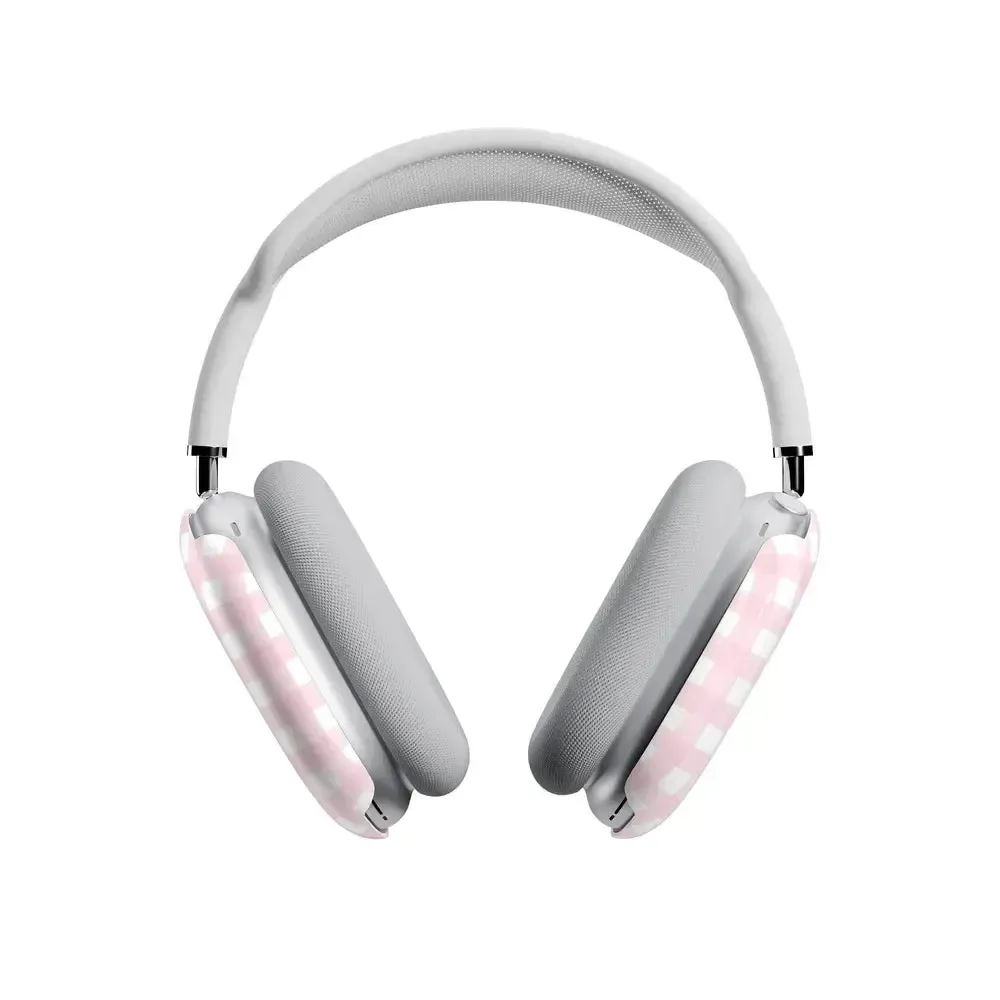Pink Plaid | Sunday Best AirPods Max Case - Bansusa
