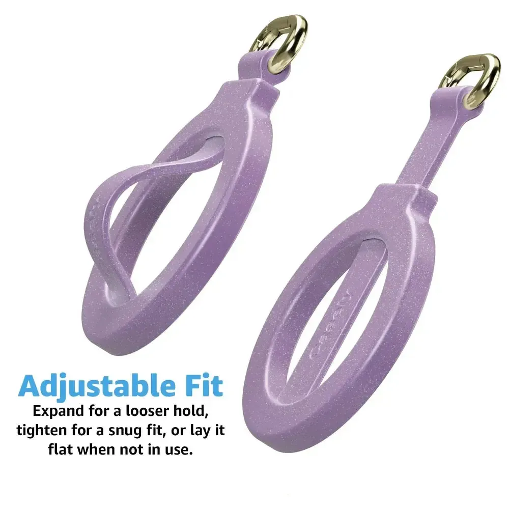 Lavender Waves | Purple Shimmer MagRing+ with Keychain - Bansusa