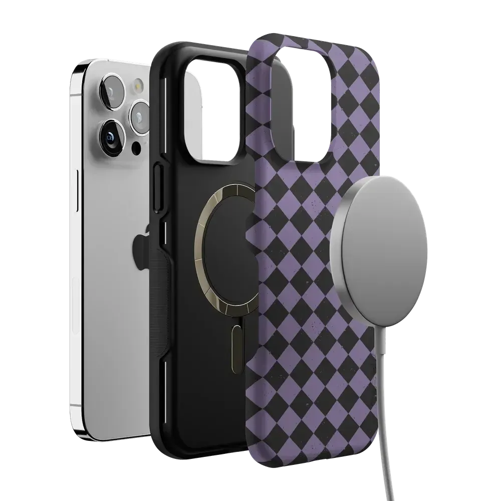 Midnight Hex | Purple Checkered Case - Bansusa