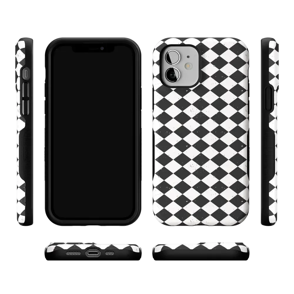 Salem's Hex | Black & White Checkered Case - Bansusa