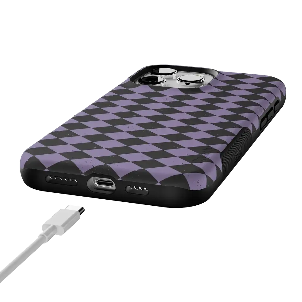Midnight Hex | Purple Checkered Case - Bansusa
