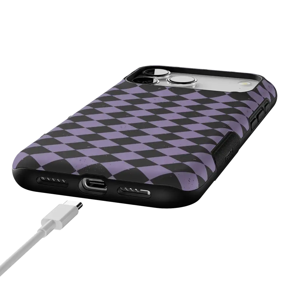 Midnight Hex | Purple Checkered Case - Bansusa