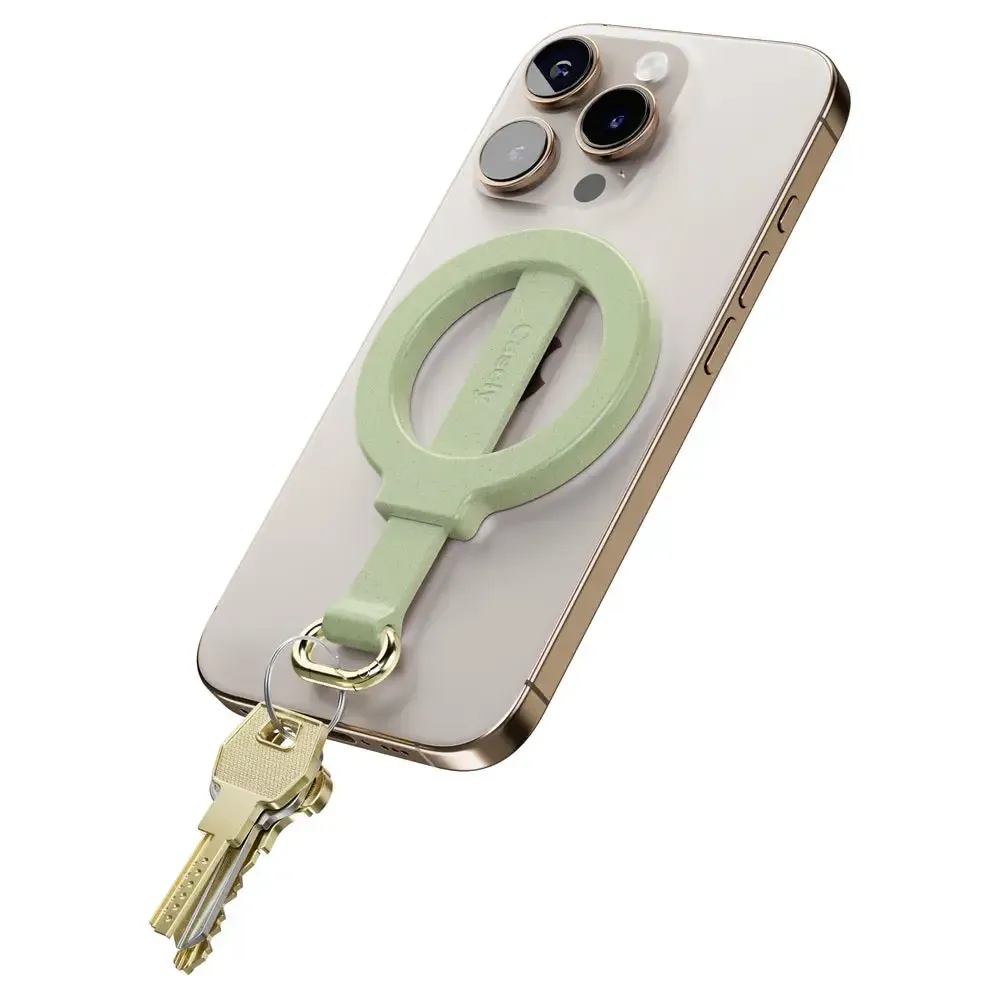 Kiwi Kiss | Matcha Green Shimmer MagRing+ with Keychain - Bansusa