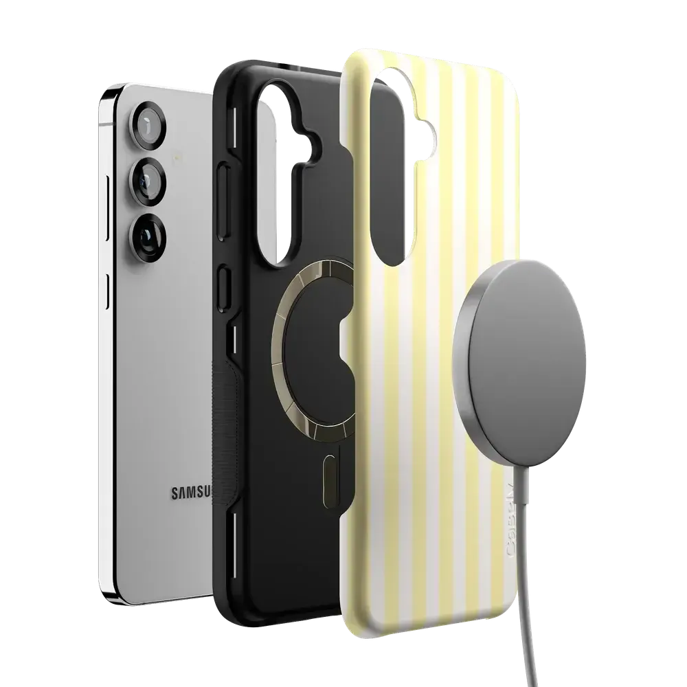 Butter Yellow Stripes | Sunday Best Case - Bansusa