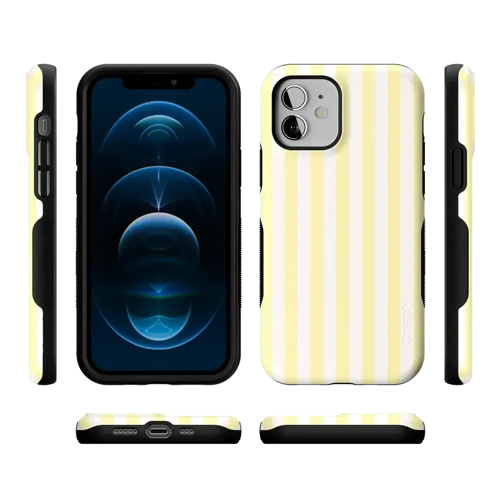 Butter Yellow Stripes | Sunday Best Case - Bansusa