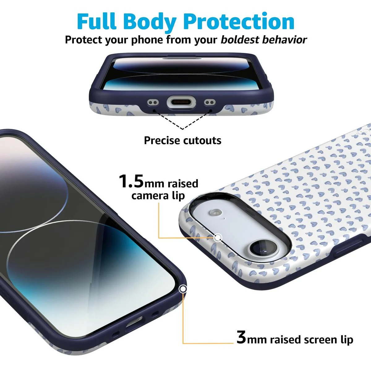 Lovebug | Blue Hearts Case - Bansusa