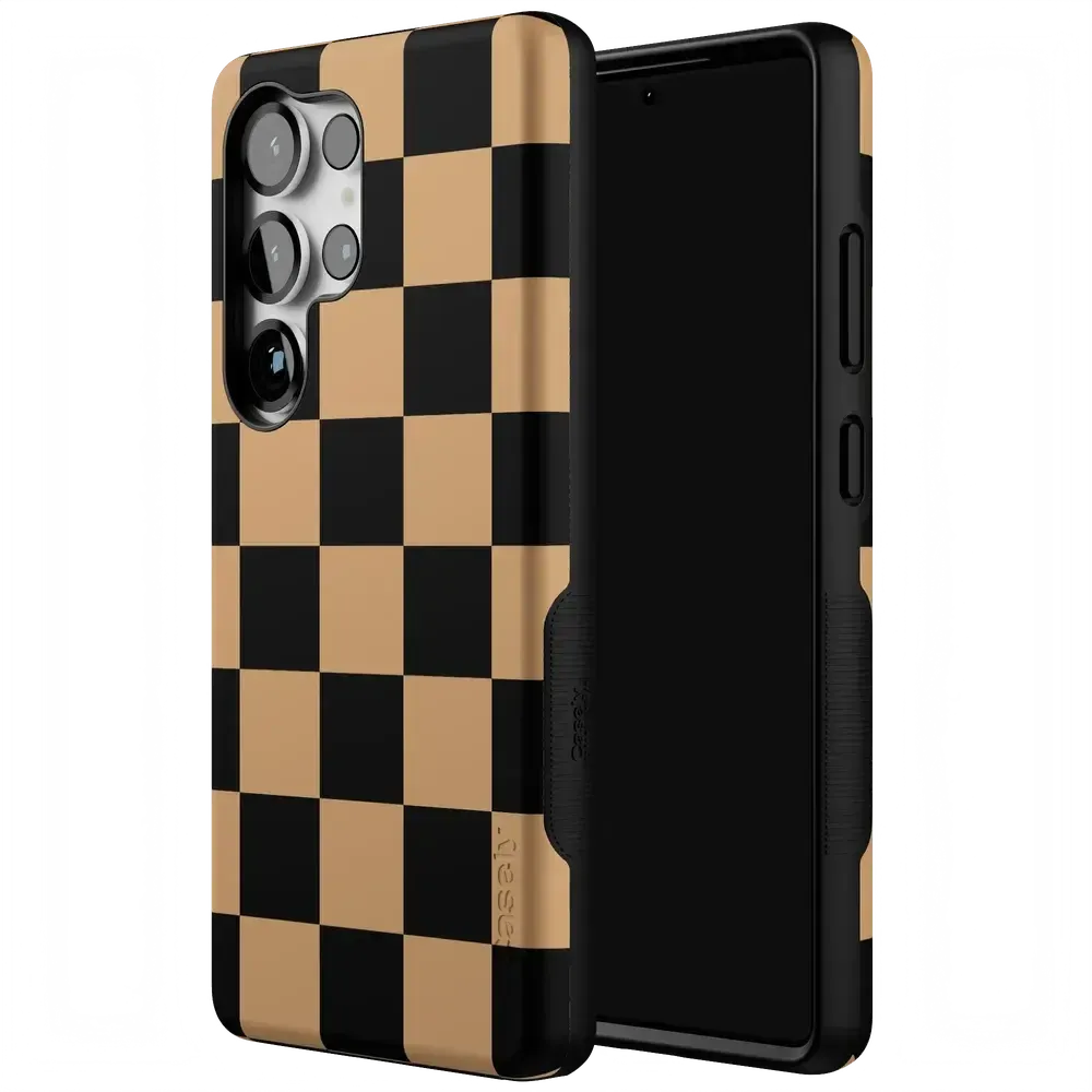 Fit Check | Black & Brown Checkerboard Case - Bansusa