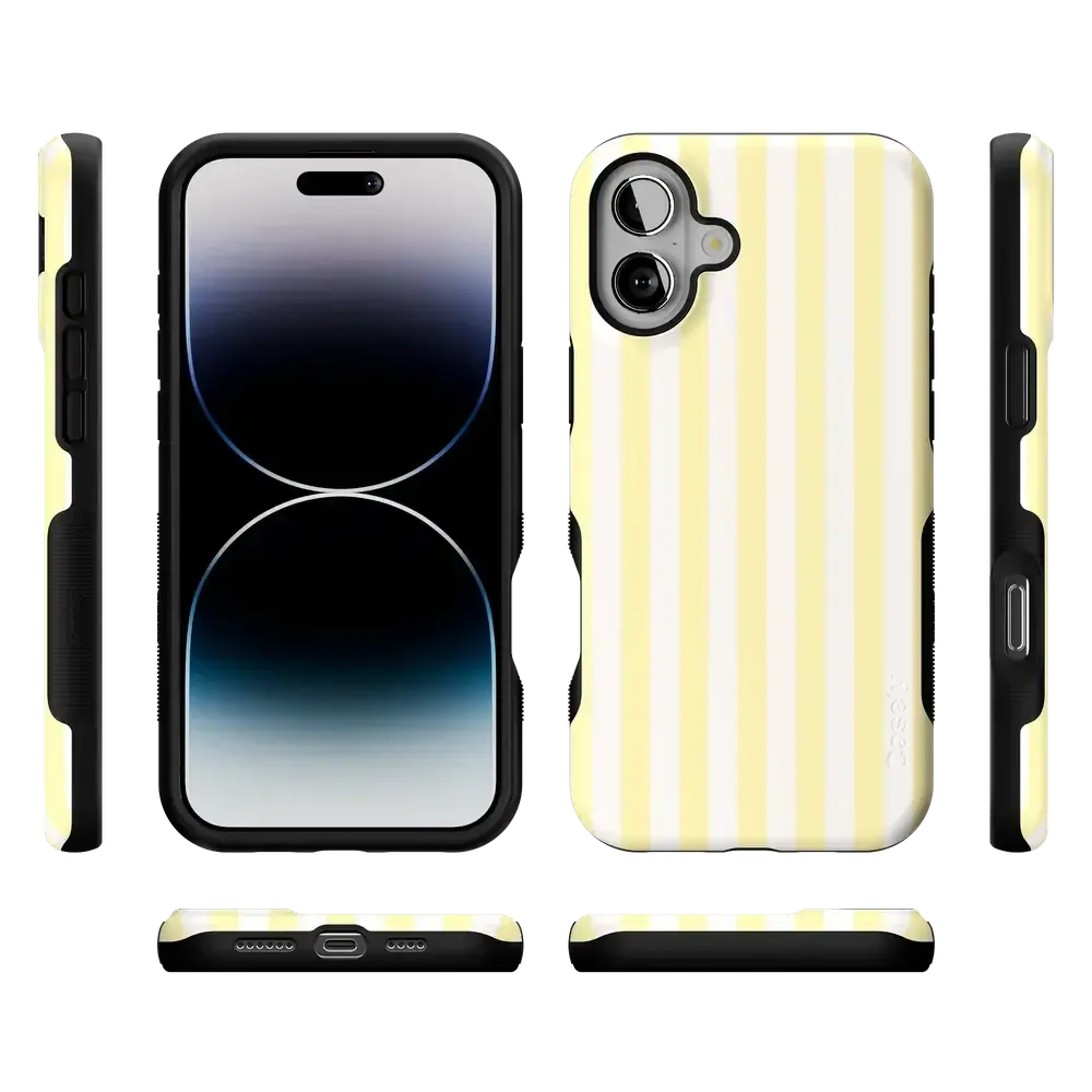 Butter Yellow Stripes | Sunday Best Case - Bansusa