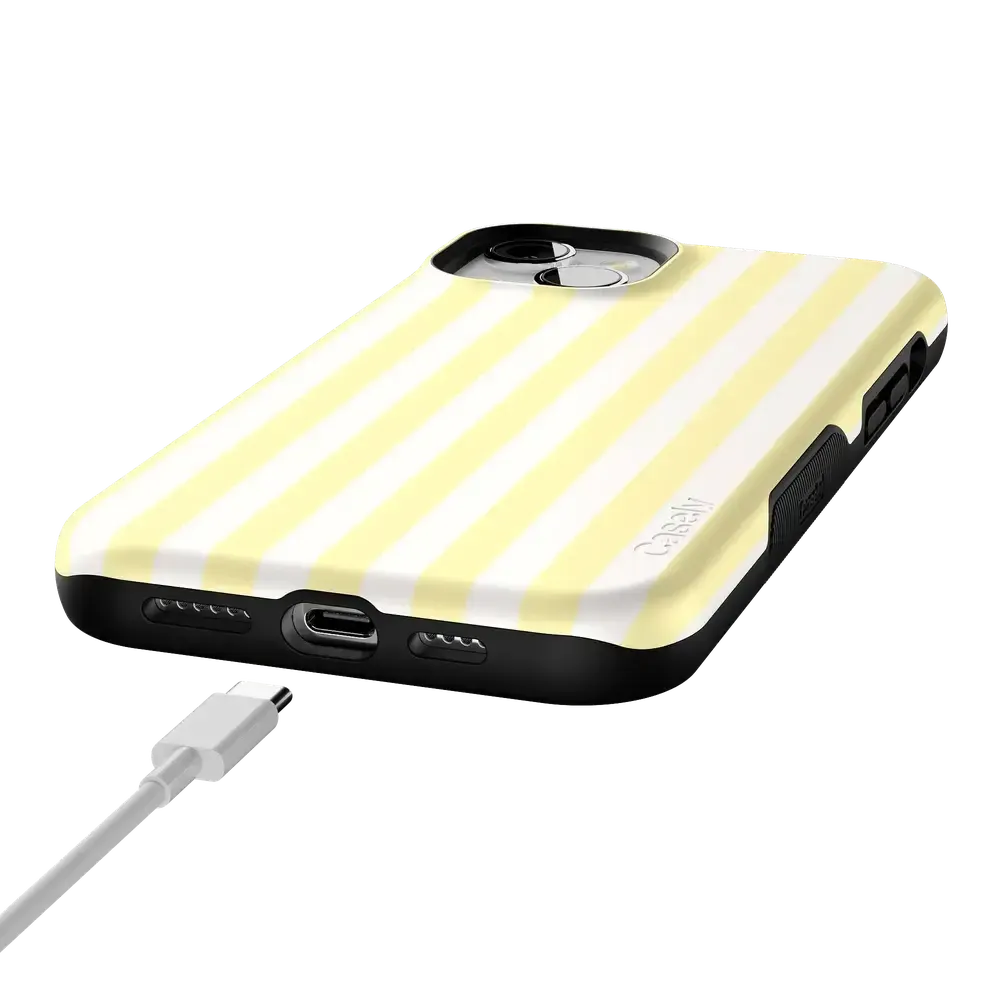 Butter Yellow Stripes | Sunday Best Case - Bansusa