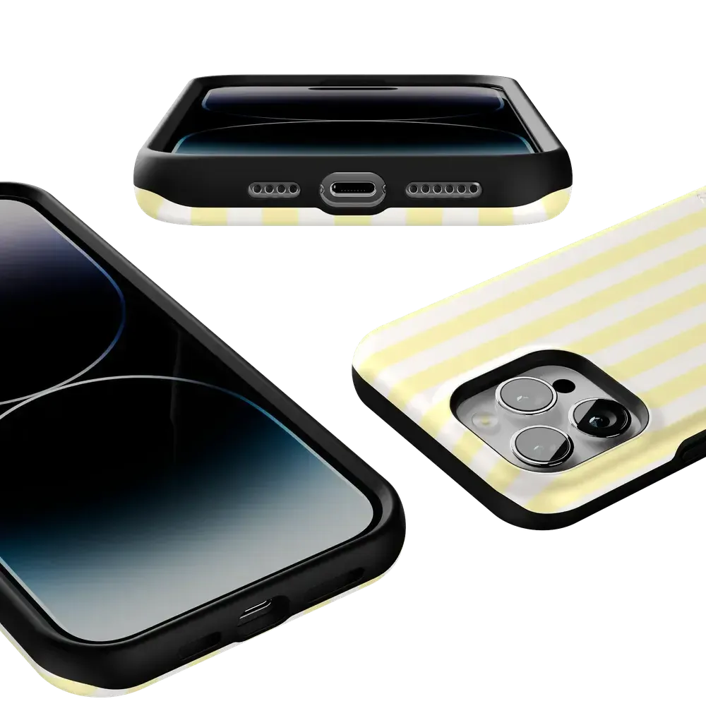 Butter Yellow Stripes | Sunday Best Case - Bansusa