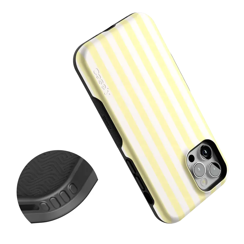 Butter Yellow Stripes | Sunday Best Case - Bansusa