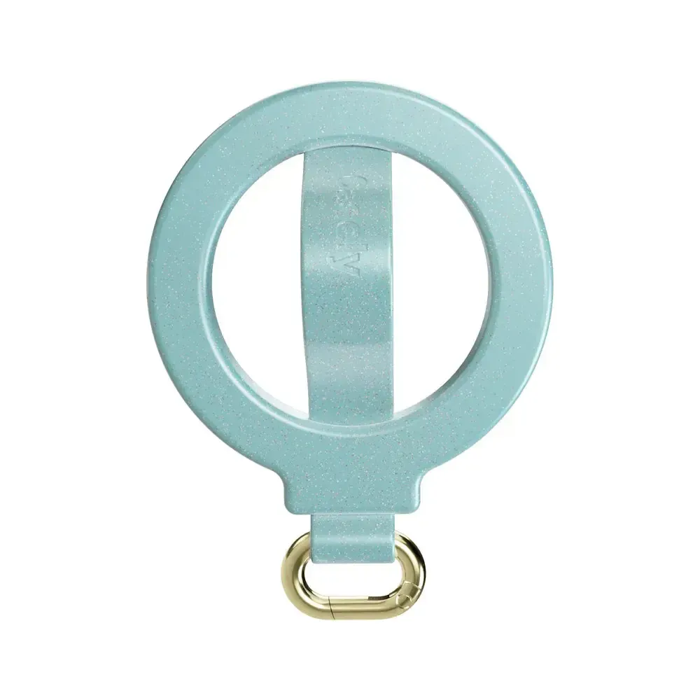 Aquamarine | Ocean Blue Shimmer MagRing+ with Keychain - Bansusa