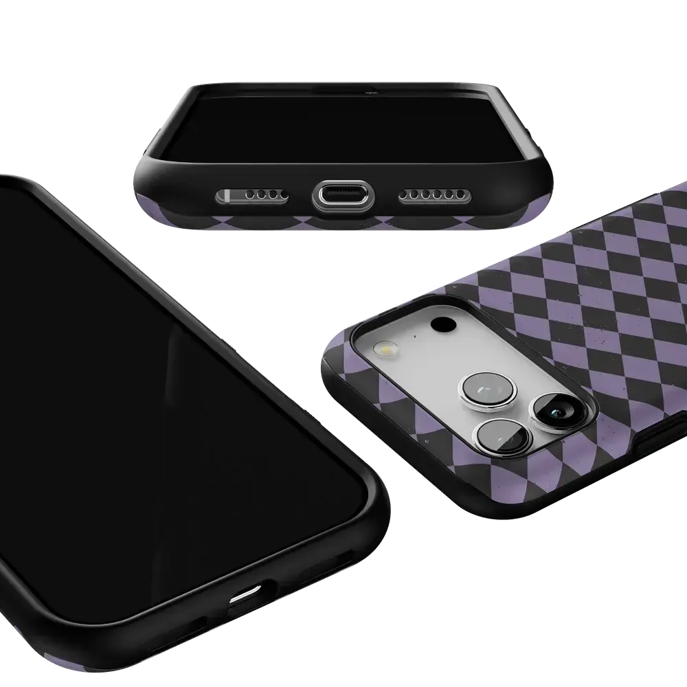 Midnight Hex | Purple Checkered Case - Bansusa