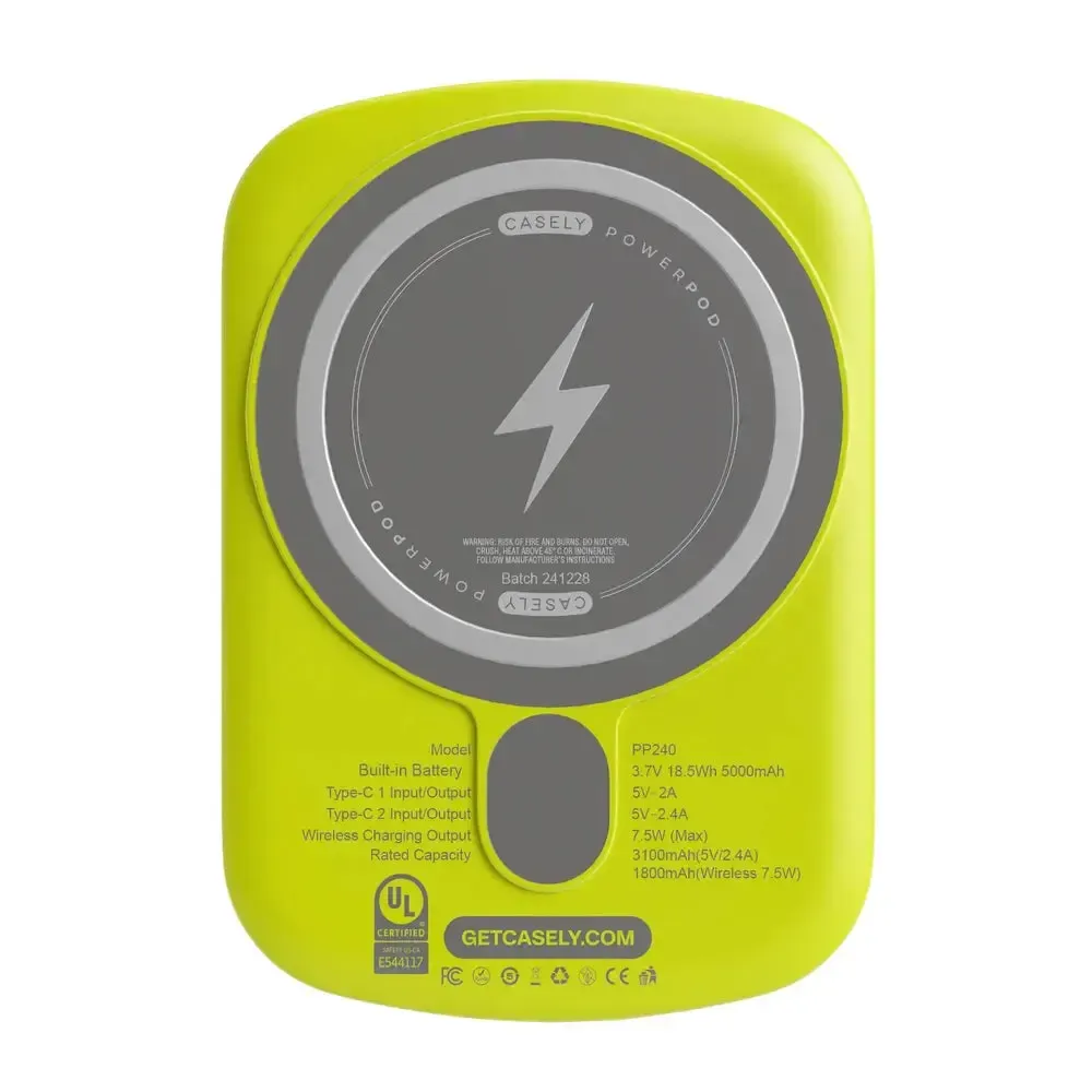 Chartreuse Days | Solid Neon Yellow Power Pod - Bansusa