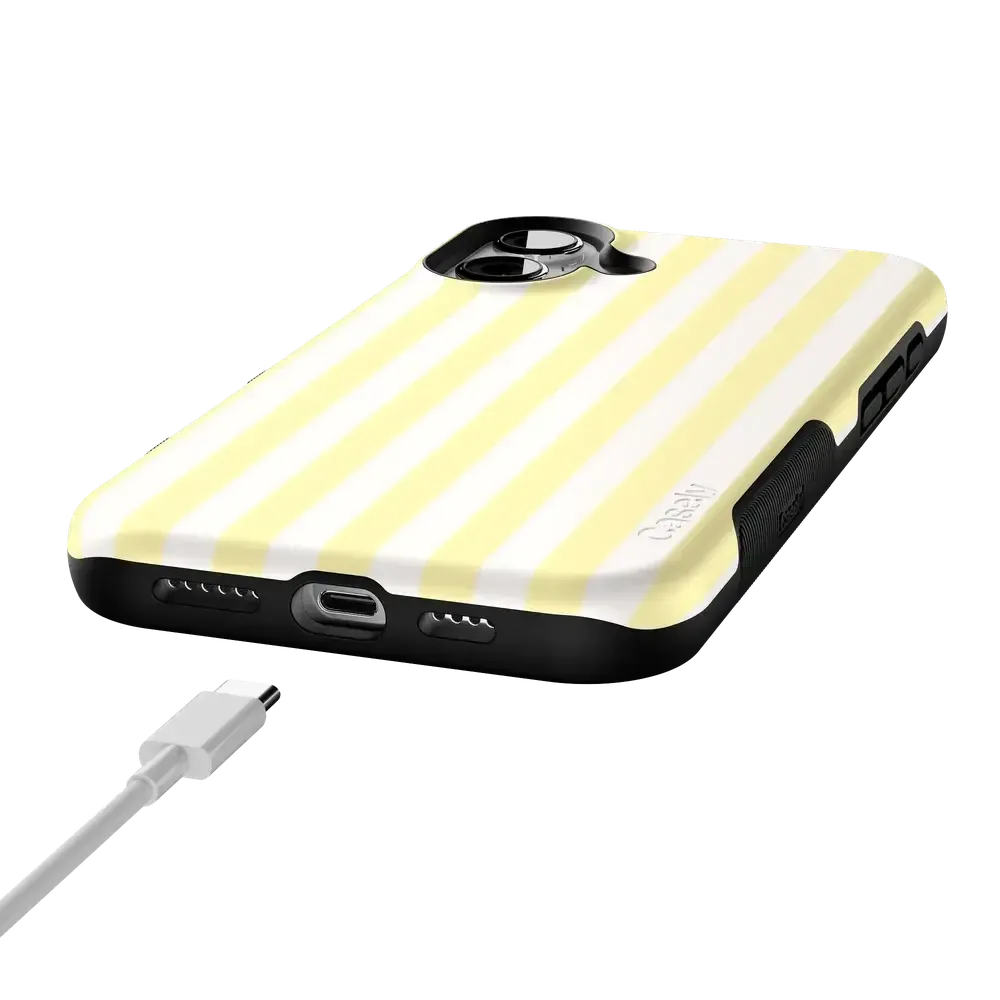 Butter Yellow Stripes | Sunday Best Case - Bansusa