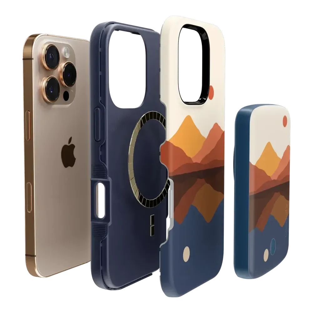 Opposites Attract | Day & Night Colorblock Mountains Power Pod (2nd Generation) - Bansusa