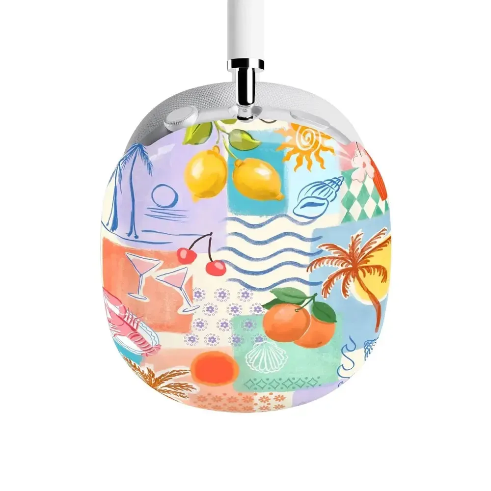 Tropical Heat | Beachy Collage AirPods Max Case - Bansusa