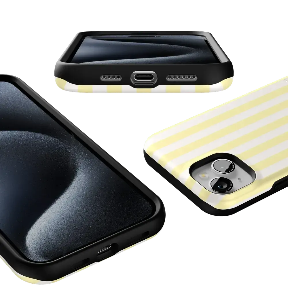 Butter Yellow Stripes | Sunday Best Case - Bansusa