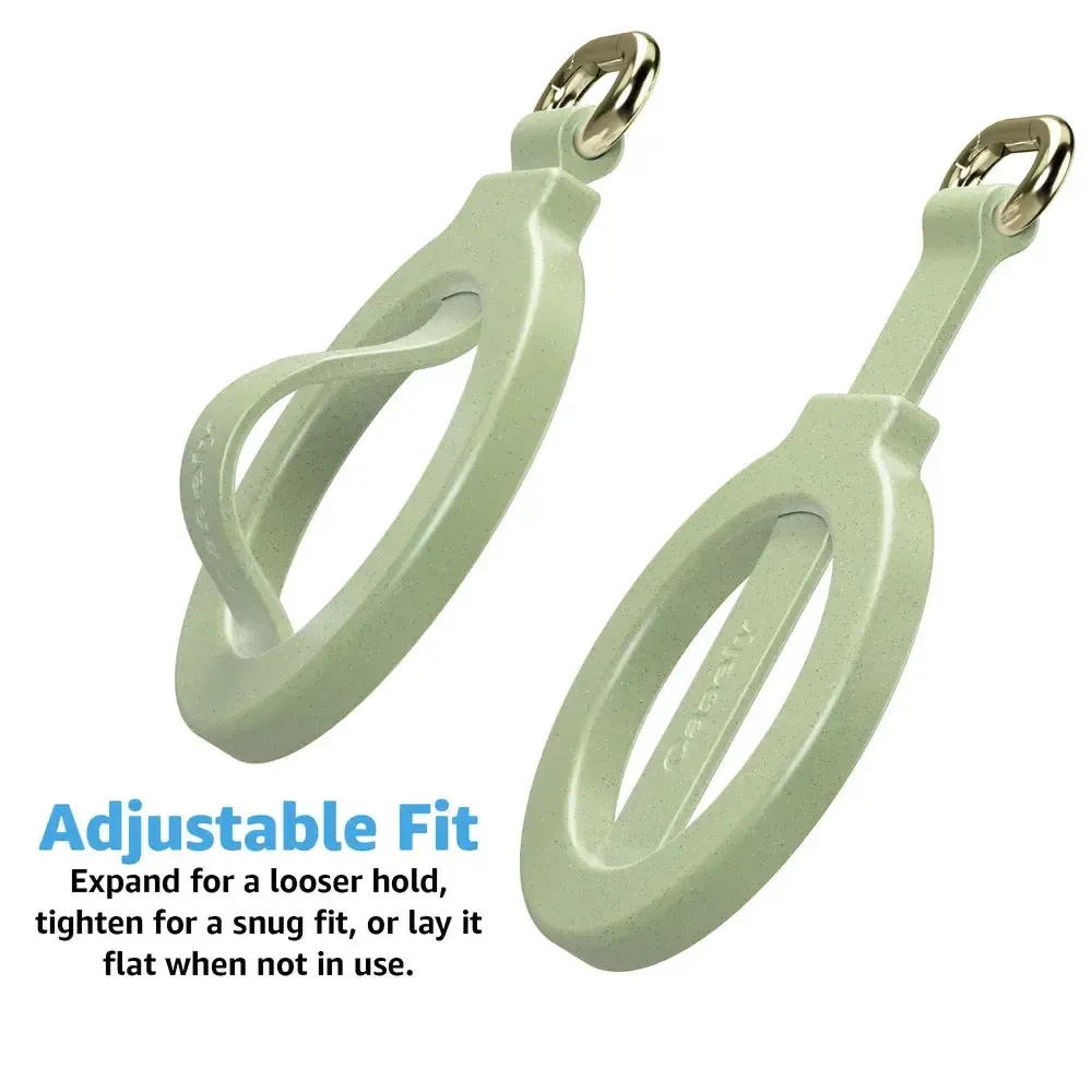 Kiwi Kiss | Matcha Green Shimmer MagRing+ with Keychain - Bansusa