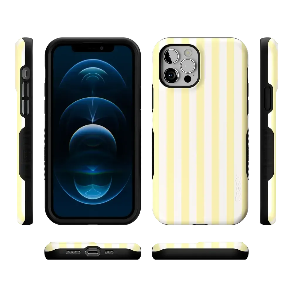 Butter Yellow Stripes | Sunday Best Case - Bansusa
