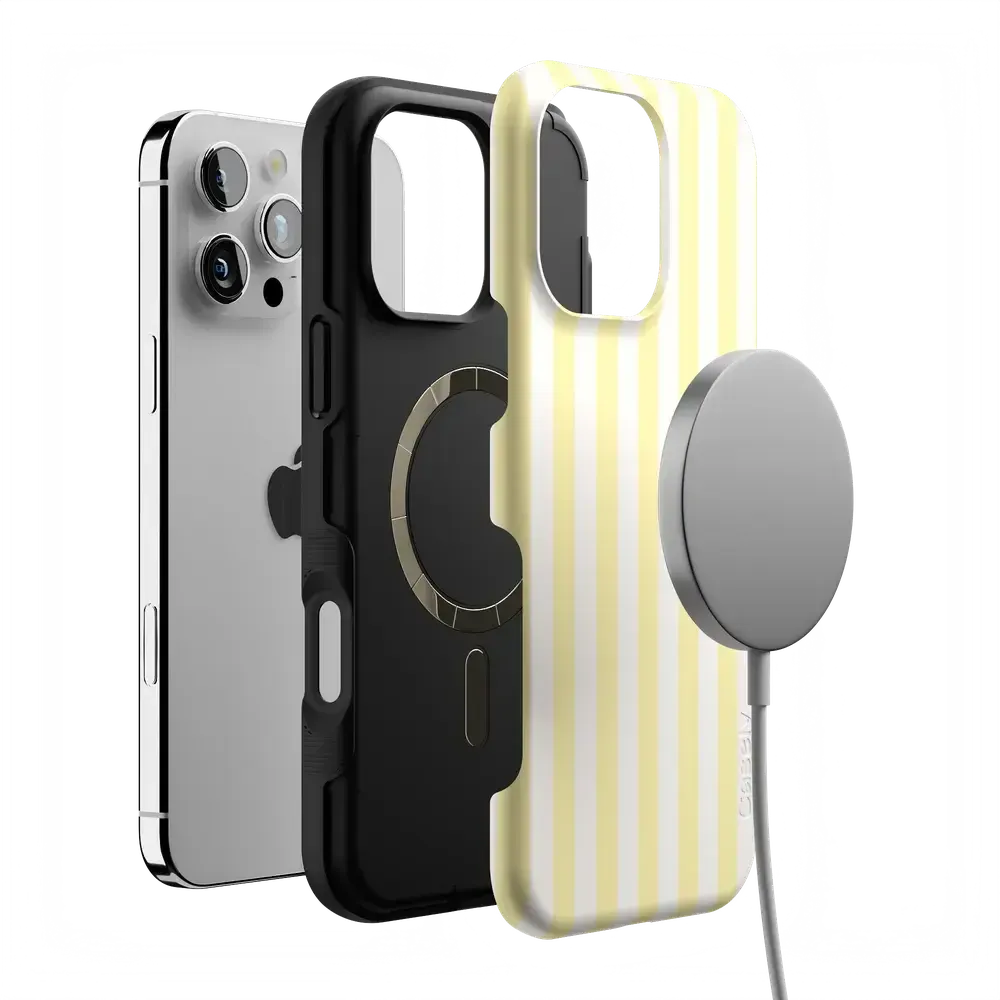 Butter Yellow Stripes | Sunday Best Case - Bansusa