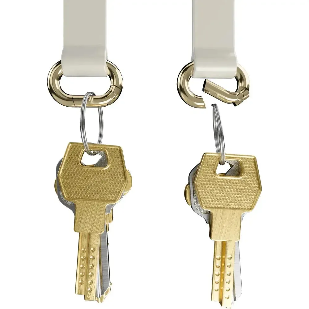 MagRing+ | Bone White Magnetic Adjustable Phone Ring with Keychain - Bansusa