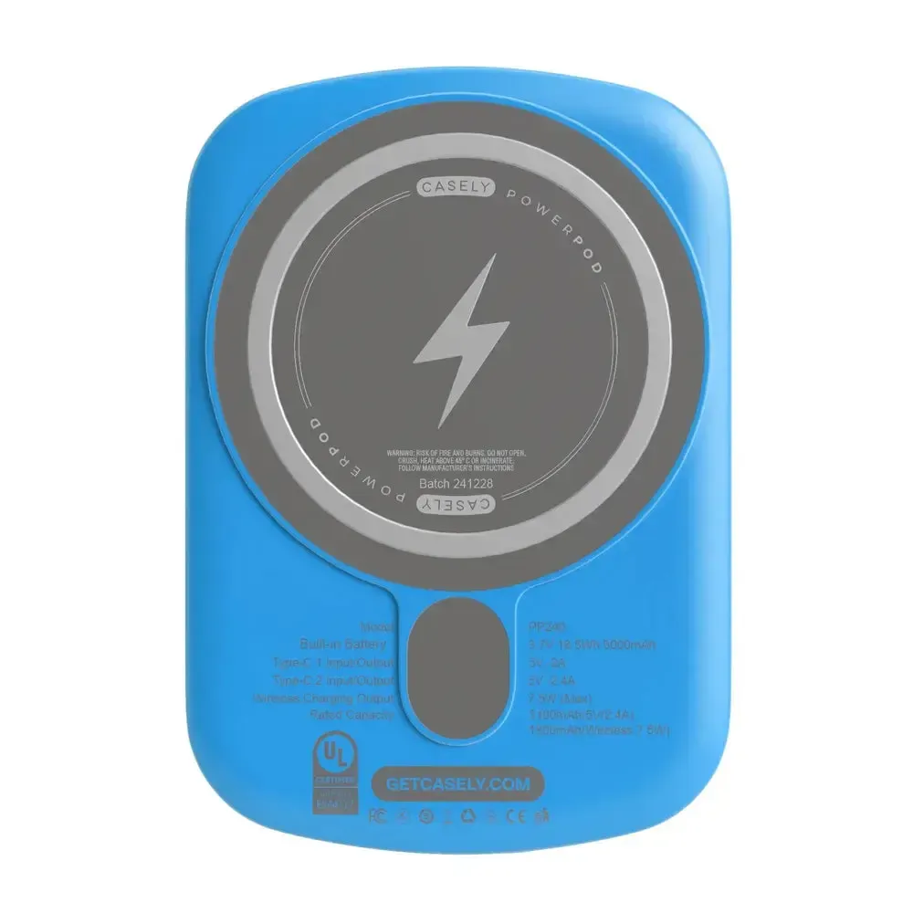 Miami Cabana | Solid Neon Blue Power Pod - Bansusa