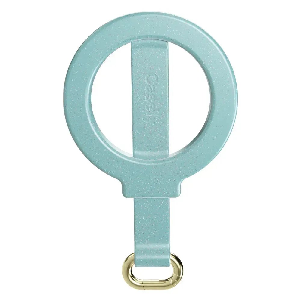 Aquamarine | Ocean Blue Shimmer MagRing+ with Keychain - Bansusa