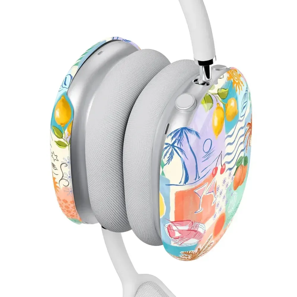 Tropical Heat | Beachy Collage AirPods Max Case - Bansusa