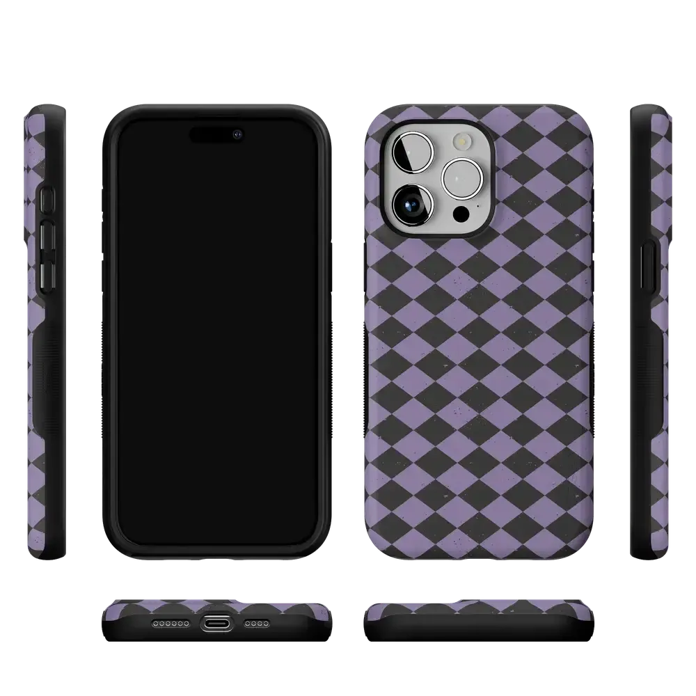 Midnight Hex | Purple Checkered Case - Bansusa