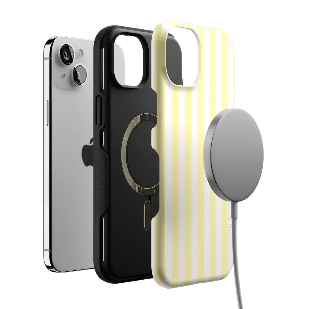 Butter Yellow Stripes | Sunday Best Case - Bansusa