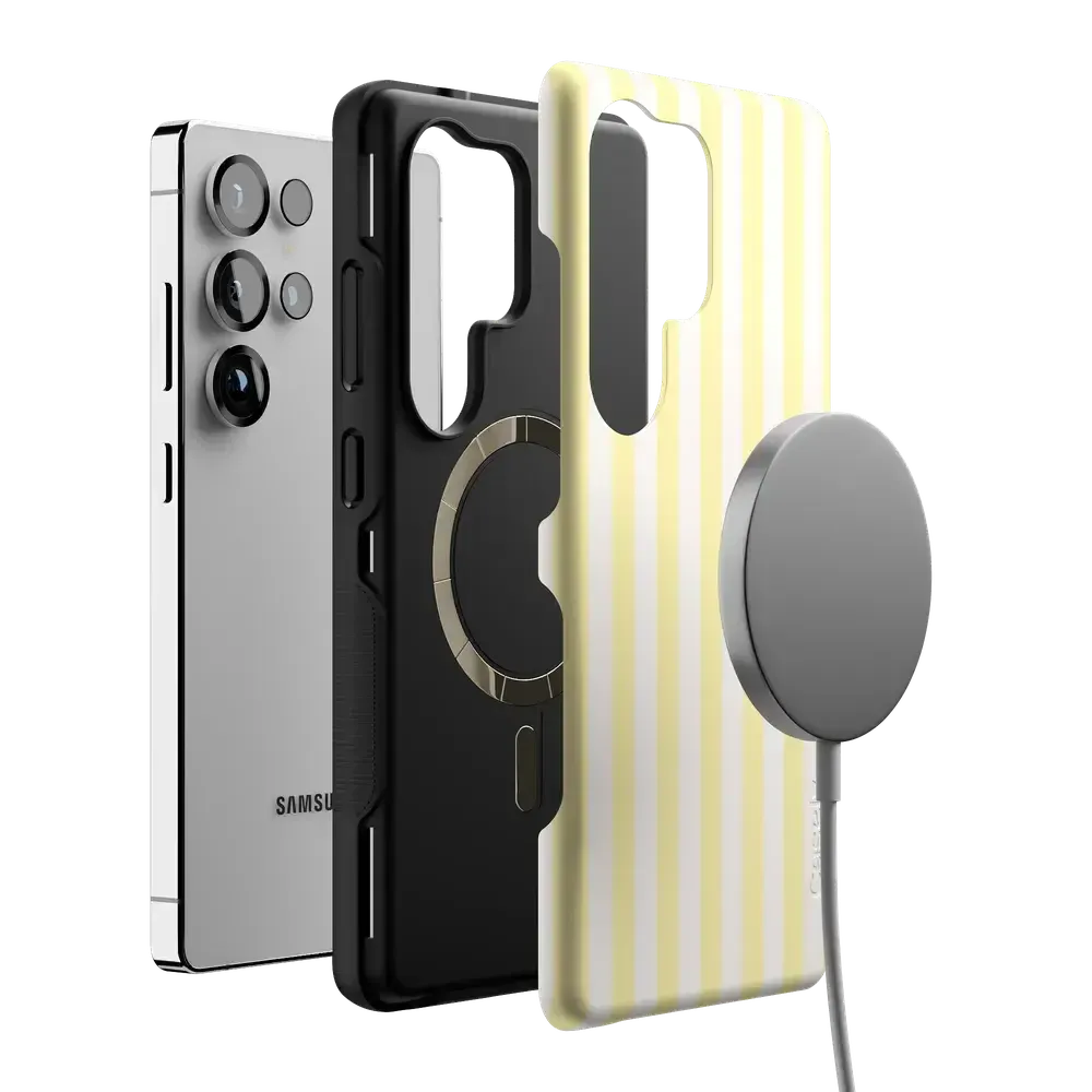 Butter Yellow Stripes | Sunday Best Case - Bansusa