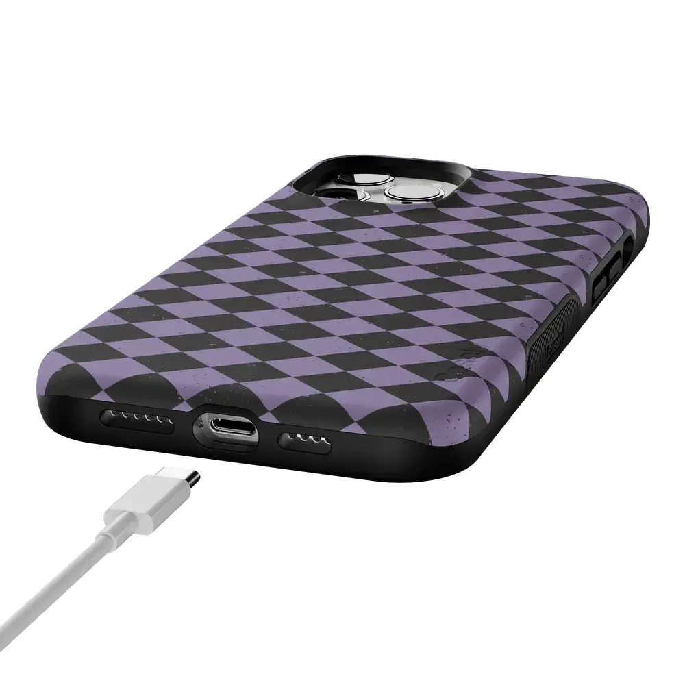 Midnight Hex | Purple Checkered Case - Bansusa
