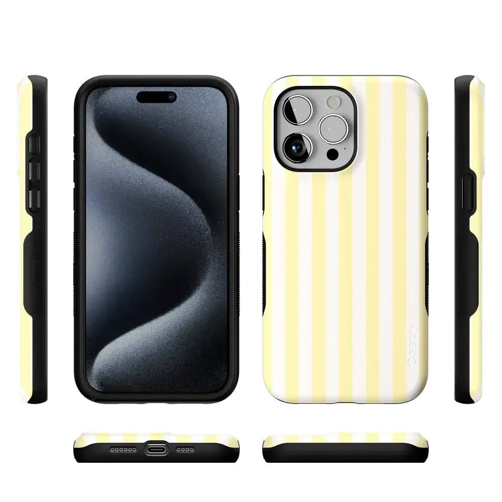 Butter Yellow Stripes | Sunday Best Case - Bansusa