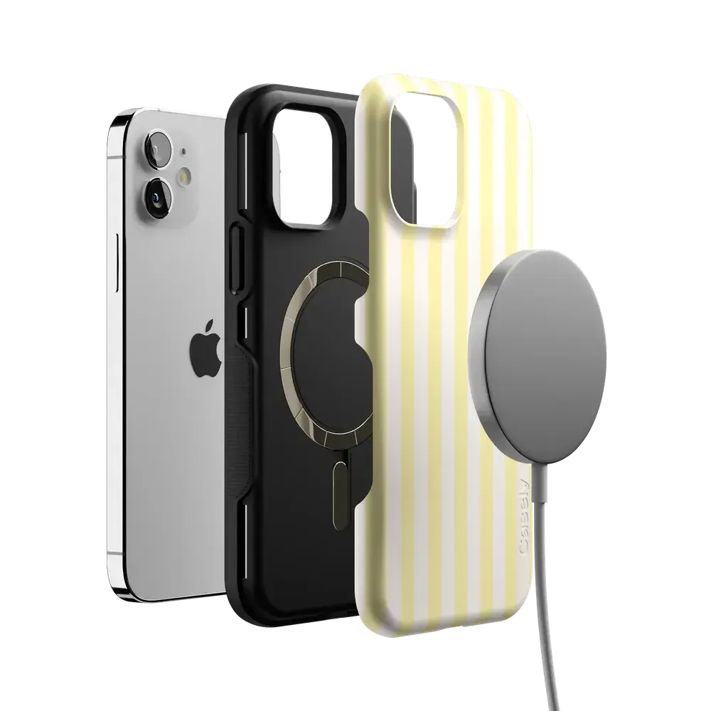 Butter Yellow Stripes | Sunday Best Case - Bansusa