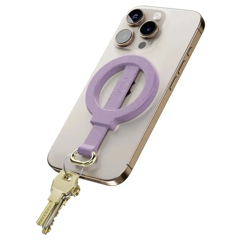 Lavender Waves | Purple Shimmer MagRing+ with Keychain - Bansusa