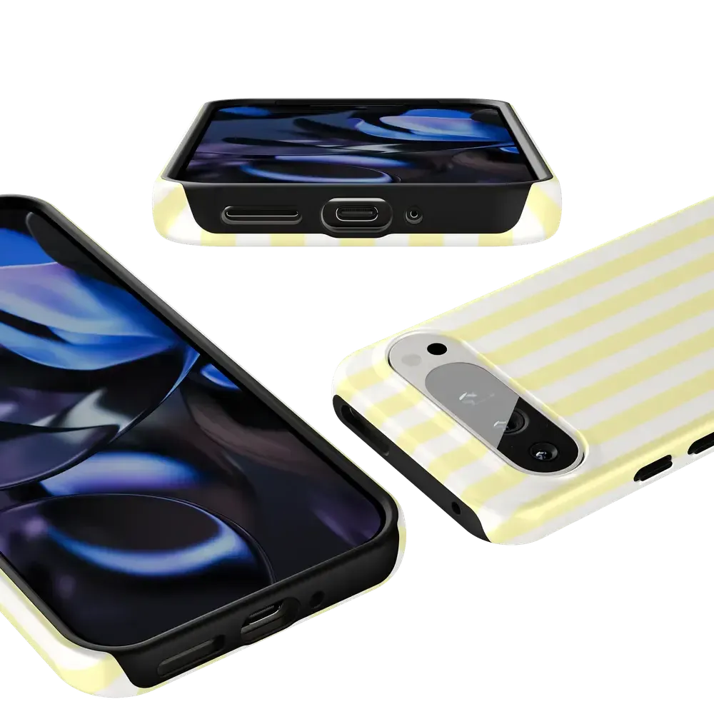 Butter Yellow Stripes | Sunday Best Case - Bansusa