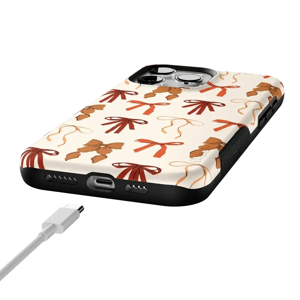 Fall Girlie | Pumpkin Spice Bows Case - Bansusa